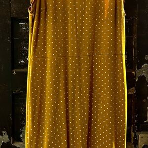 Old Navy Yellow Polka Dot Maxi Dress